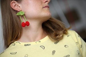 Foodprints: Kirschohrringe