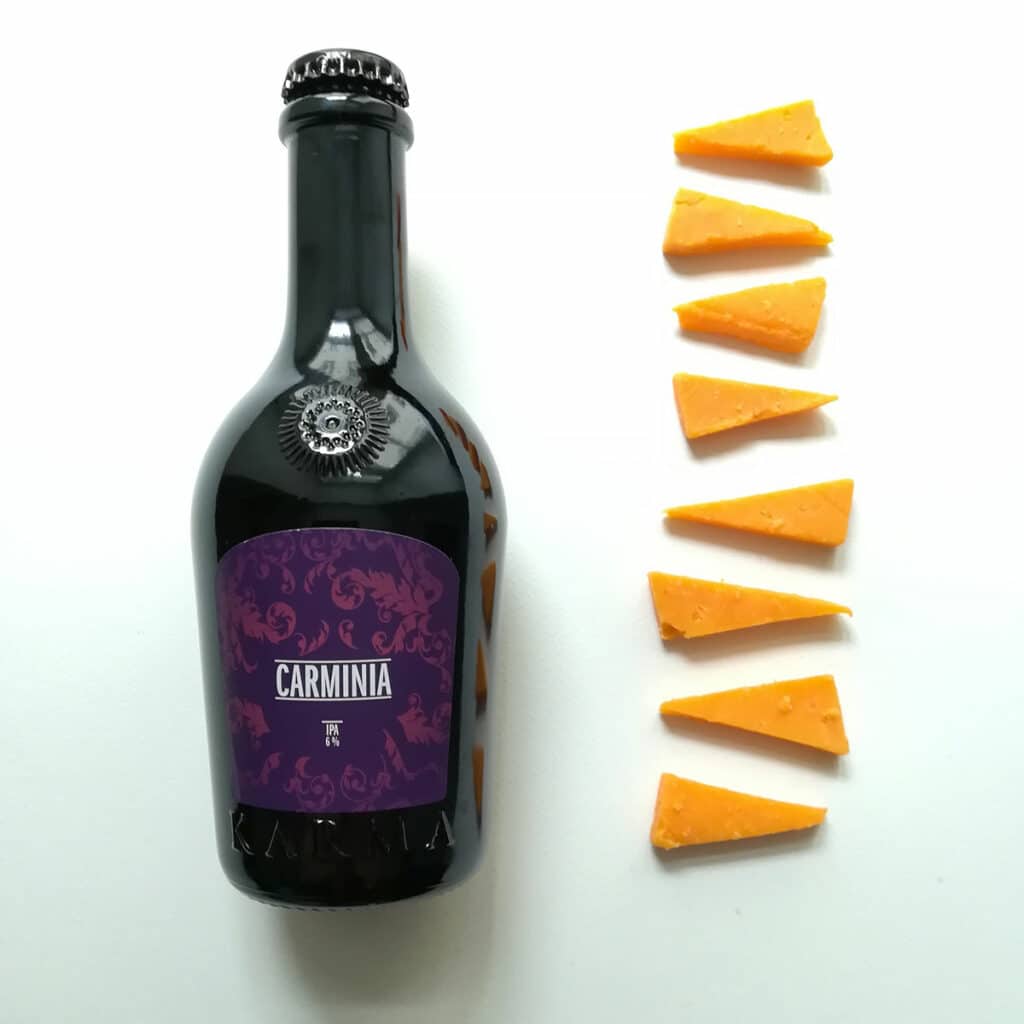 Food Pairing mit Bier: IPA aus Italien mit Cheddar
