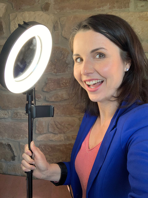 Must-have für den Büroalltag: Ringlicht