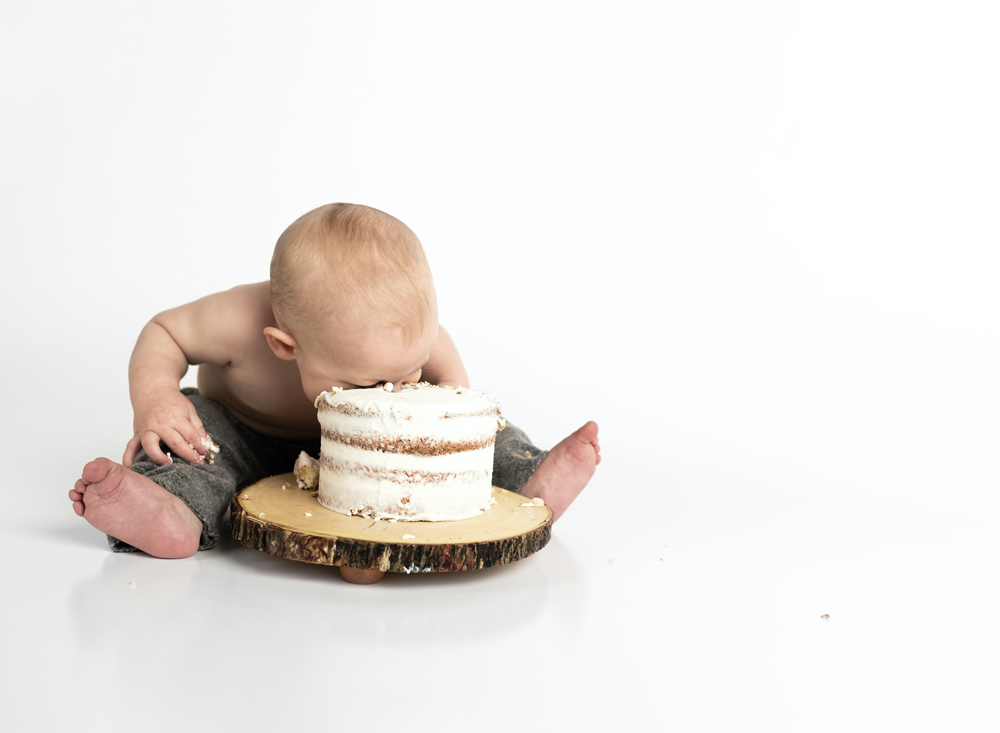 Baby ist eine ganze Torte.