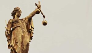Justitia, die Göttin der Gerechtigkeit