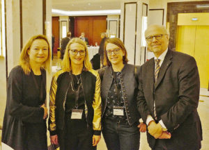 Treffen von Brancheninsidern zu Gesprächen