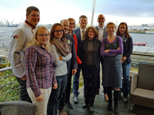 Die Teilnehmer der Diskussion zum Thema "Ernährungstrends für Bäckereien" in Hamburg
