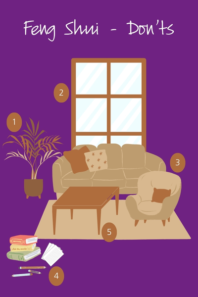 Don‘ts beim Feng-Shui