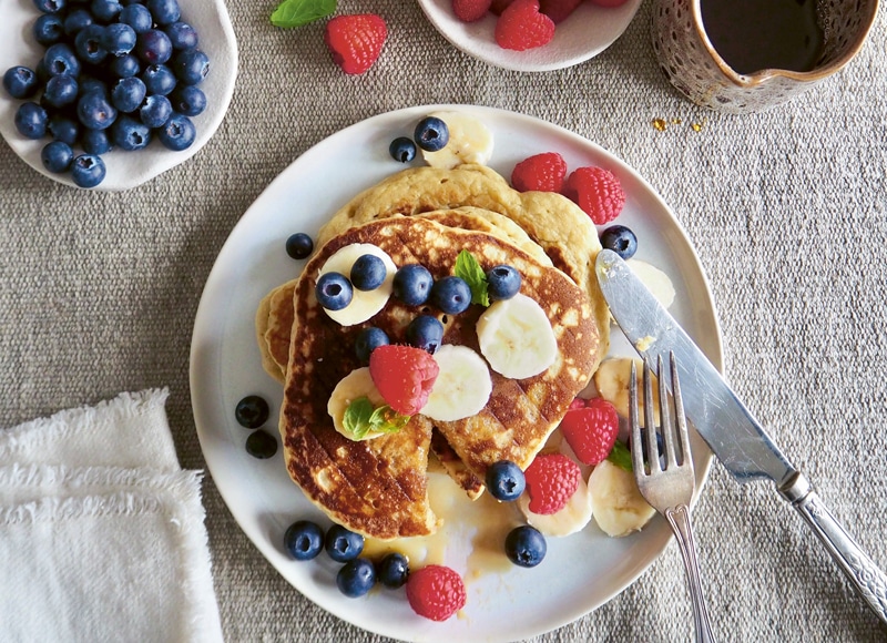 Auch in Pancakes schmeckt die Kartoffel!