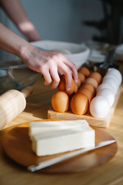 Holzutensilien zum Backen